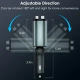 NeoCharge™ 4-in-1 Retractable Car Charger (66W Fast Charge)