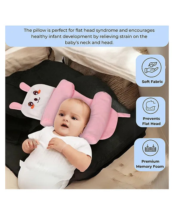 NeoBaby™ Mustard Seed Head Pillow – Pink
