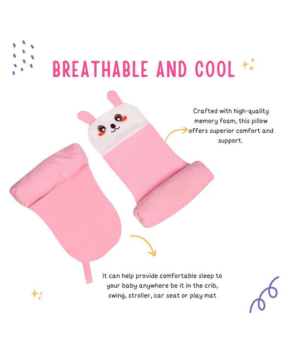 NeoBaby™ Mustard Seed Head Pillow – Pink