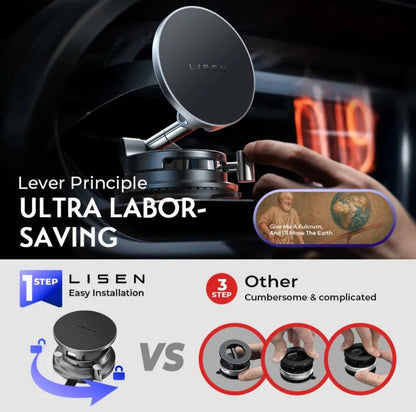 NeoMag™ Vacuum Car Mount (MagSafe Compatible)