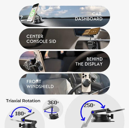 NeoMag™ Vacuum Car Mount (MagSafe Compatible)